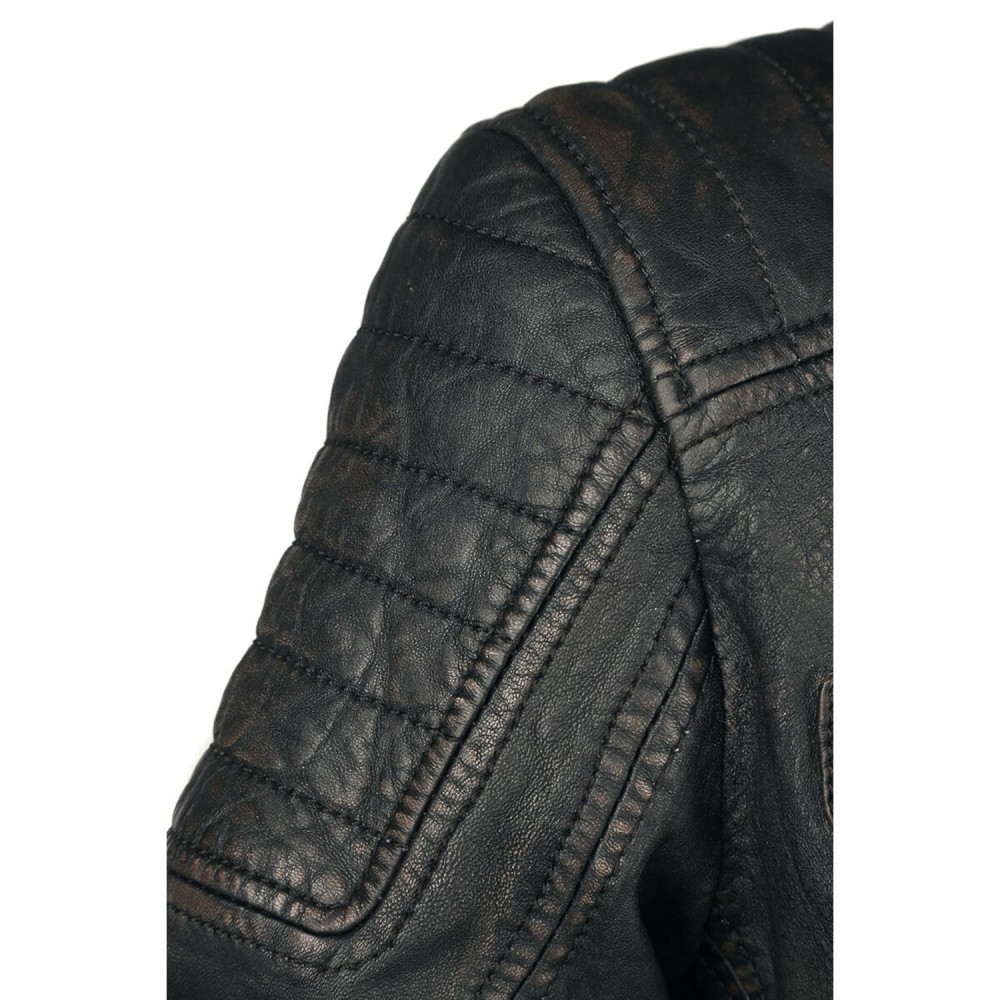 Geaca de Piele Barbati Gipsy Negru/Coniac Randall NSLROV Geaca de Piele Barbati Gipsy Negru/Coniac Randall NSLROV - readytowear.ro