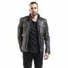Geaca de Piele Barbati Gipsy Negru/Coniac Randall NSLROV Geaca de Piele Barbati Gipsy Negru/Coniac Randall NSLROV - readytowear.ro