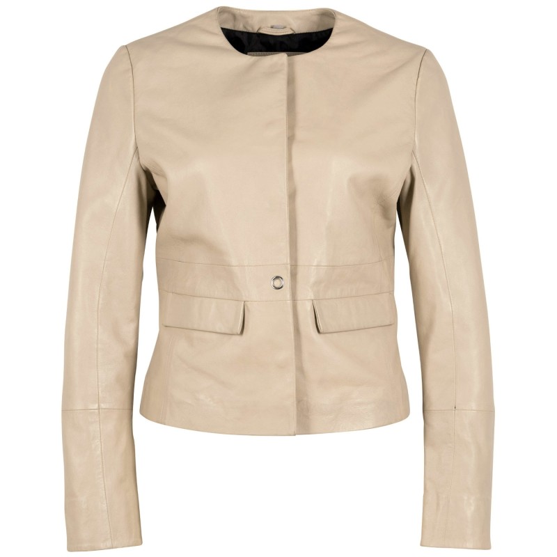 Geaca de Piele Dama Gipsy Bej Deschis Reena – Geci de Piele Geaca de Piele Dama Gipsy Bej Deschis Reena – Geci de Piele