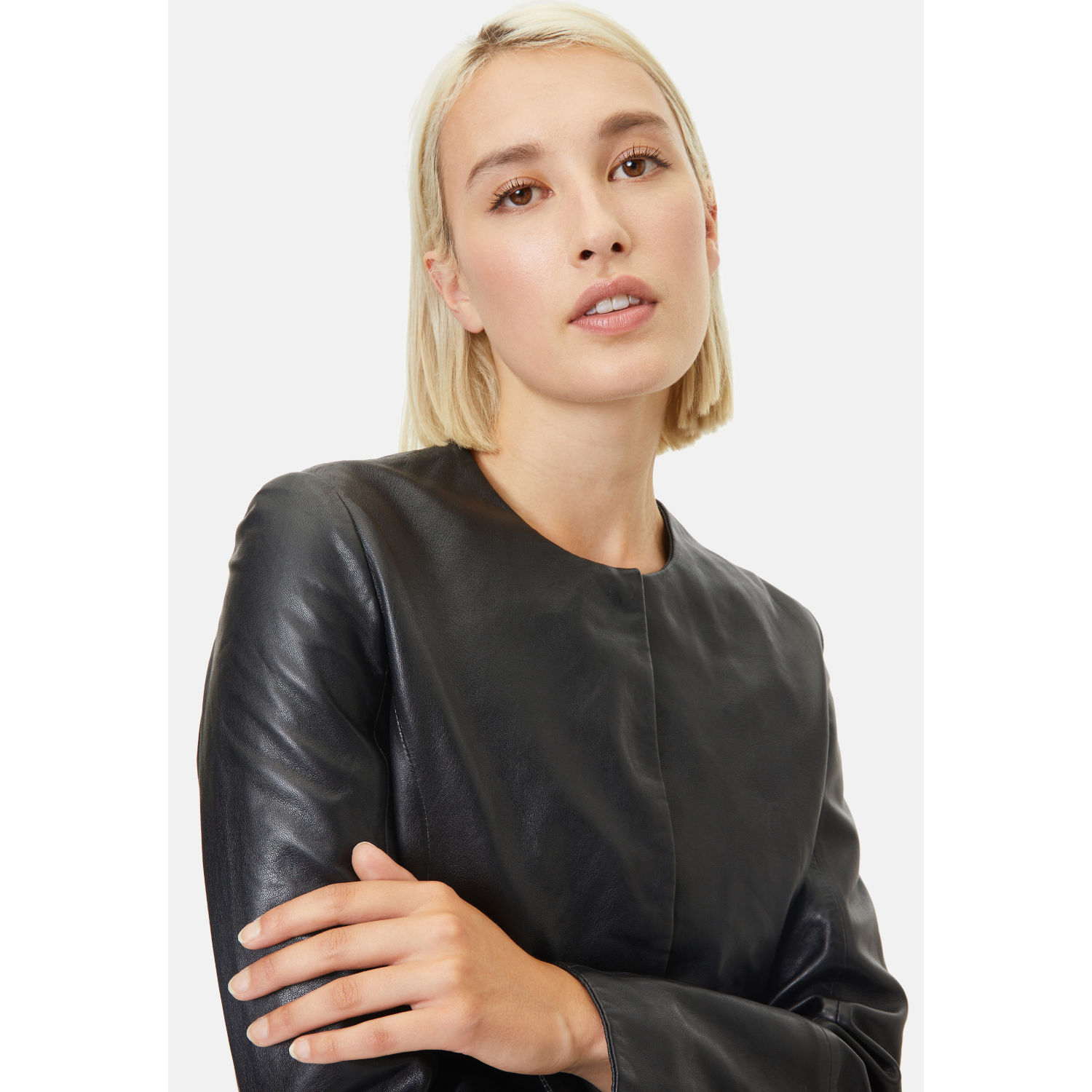 Geaca de Piele Dama Gipsy Neagra Reena – Black Friday