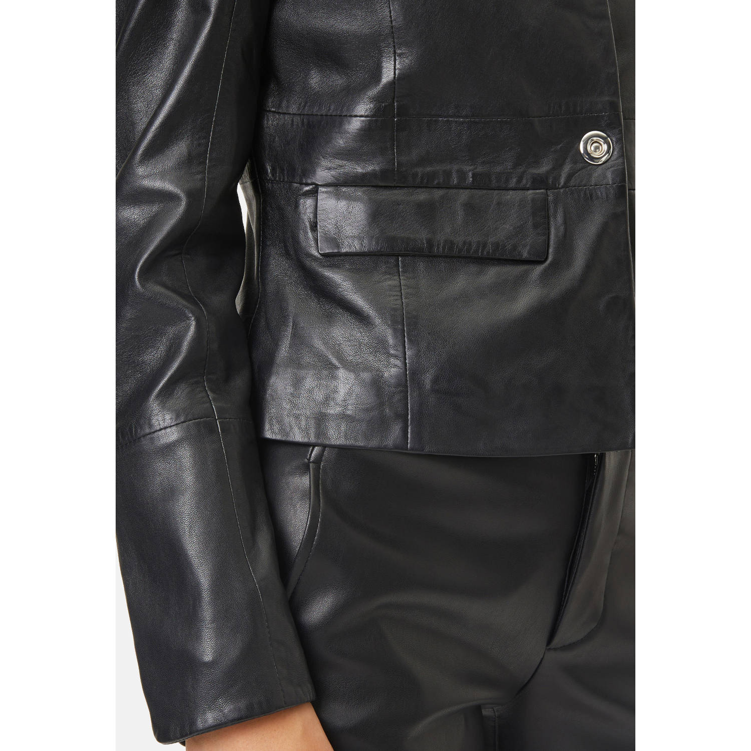 Geaca de Piele Dama Gipsy Neagra Reena – Black Friday