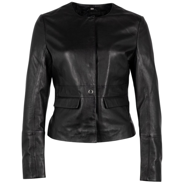Geaca de Piele Dama Gipsy Neagra Reena – Black Friday — fotografia 3