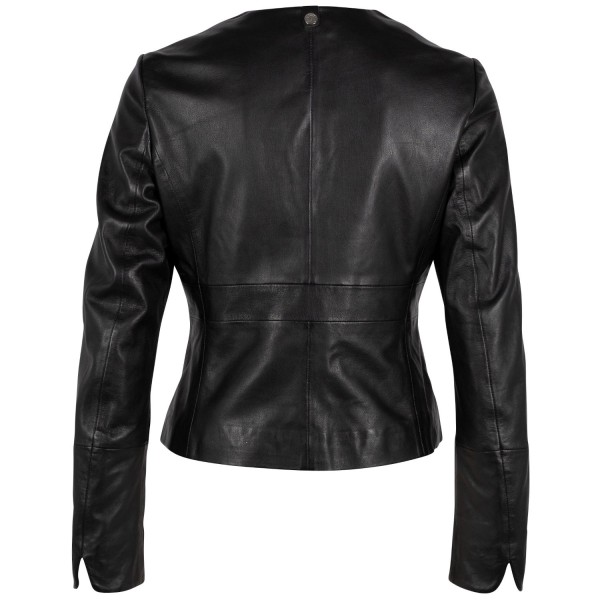 Geaca de Piele Dama Gipsy Neagra Reena – Black Friday — fotografia 4