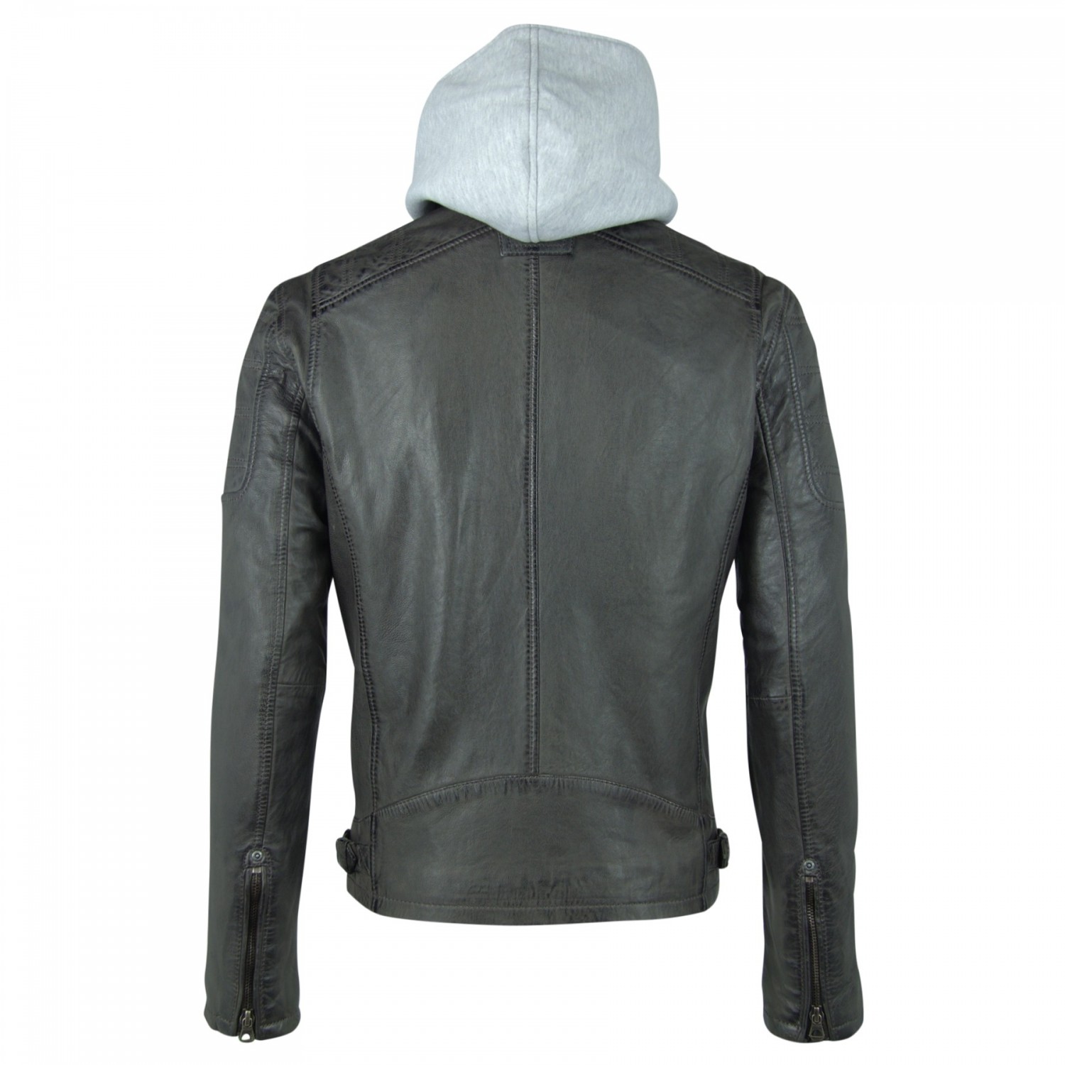 Geaca de Piele Barbati Gipsy Antracit Rylo – IMBRACAMINTE