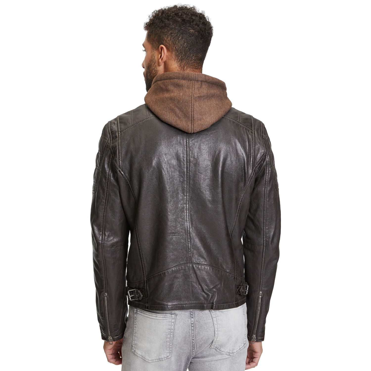 Geaca de Piele Barbati Gipsy Maro Inchis Rylo – Black Friday