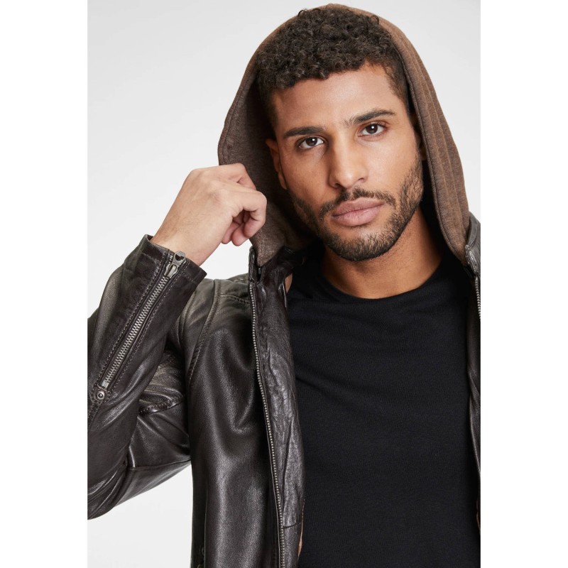 Geaca de Piele Barbati Gipsy Maro Inchis Rylo – IMBRACAMINTE Geaca de Piele Barbati Gipsy Maro Inchis Rylo – IMBRACAMINTE