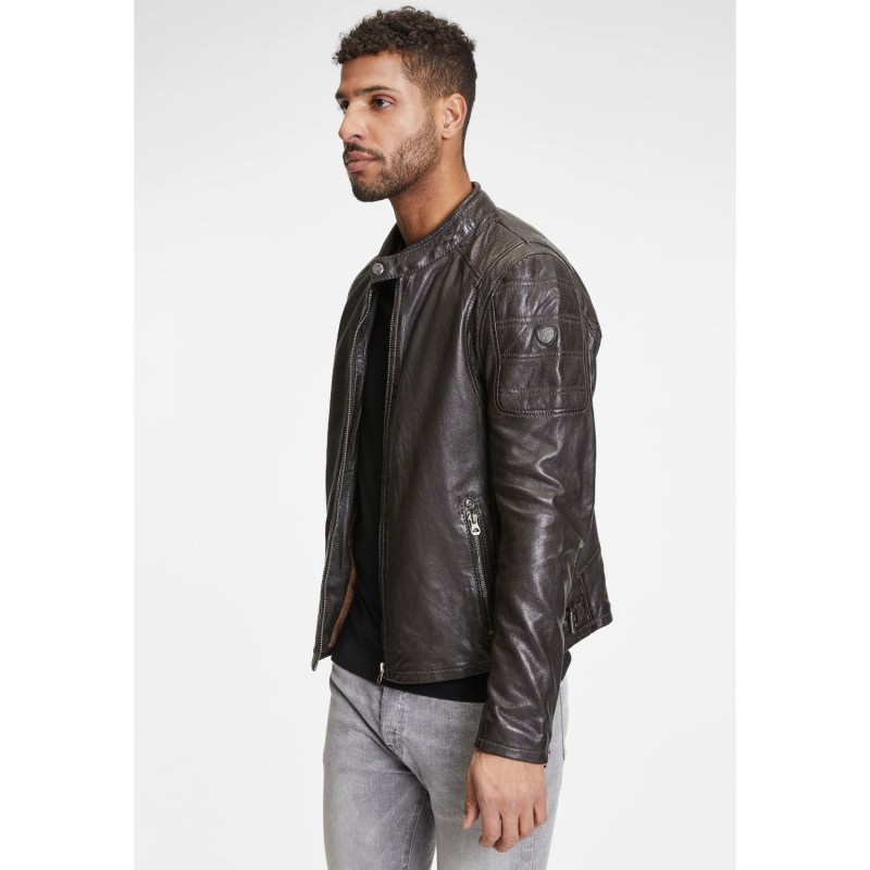 Geaca de Piele Barbati Gipsy Maro Inchis Rylo – IMBRACAMINTE Geaca de Piele Barbati Gipsy Maro Inchis Rylo – IMBRACAMINTE