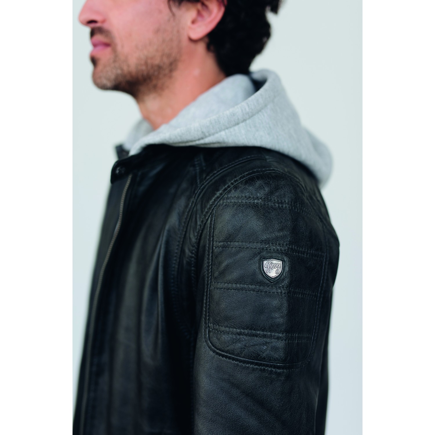 Geaca de Piele Barbati Gipsy Neagra Rylo – Black Friday Geaca de Piele Barbati Gipsy Neagra Rylo – Black Friday