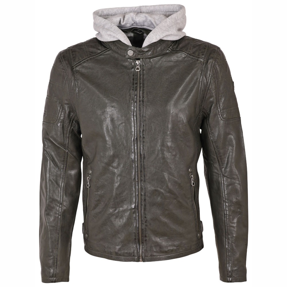 Geaca de Piele Barbati Gipsy Olive Rylo LAKEV Geaca de Piele Barbati Gipsy Olive Rylo LAKEV - readytowear.ro