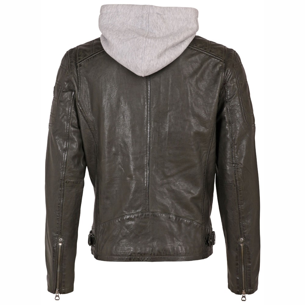 Geaca de Piele Barbati Gipsy Olive Rylo LAKEV Geaca de Piele Barbati Gipsy Olive Rylo LAKEV - readytowear.ro