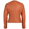 Geaca de Piele Dama Gipsy Portocalie Sinja – Black Friday