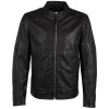 Geaca de Piele Barbati Mauritius Silver Neagra Tamaro – Black Friday