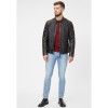 Geaca de Piele Barbati Mauritius Silver Neagra Tamaro – Black Friday