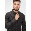 Geaca de Piele Barbati Mauritius Silver Neagra Tamaro – Black Friday