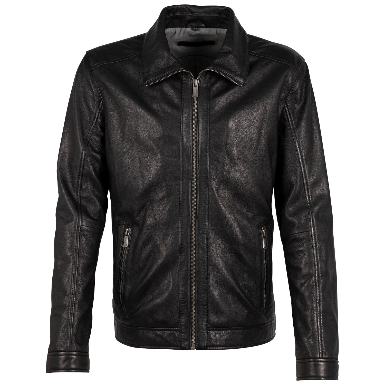 Geaca de Piele Barbati Deercraft Neagra DMThees – Geci de Piele