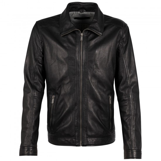 Geaca de Piele Barbati Deercraft Neagra DMThees