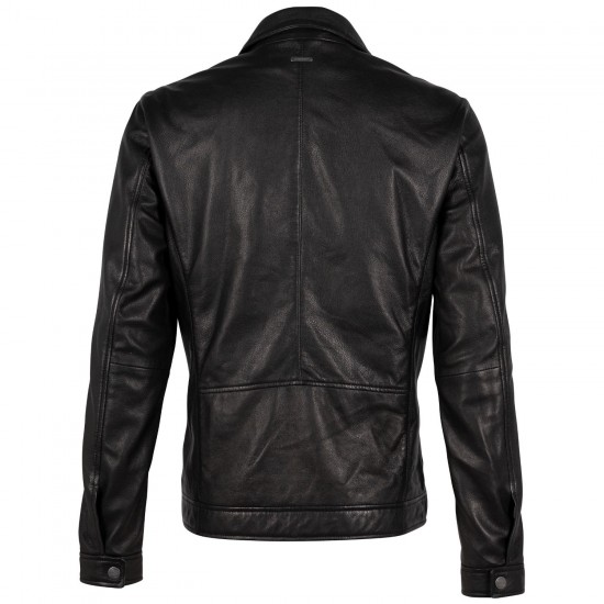 Geaca de Piele Barbati Deercraft Neagra DMThees