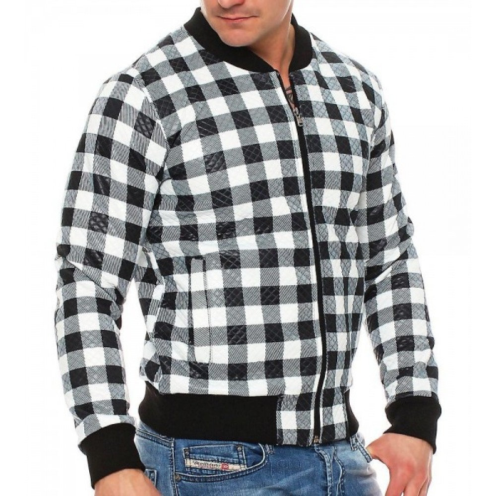 Jacheta Barbati Carisma Alb-Negru 5100 - readytowear