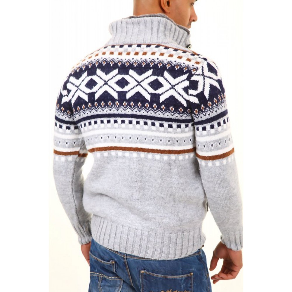 Jacheta-Cardigan Barbati Carisma Gri 7011 Jacheta-Cardigan Barbati Carisma Gri 7011 - readytowear.ro