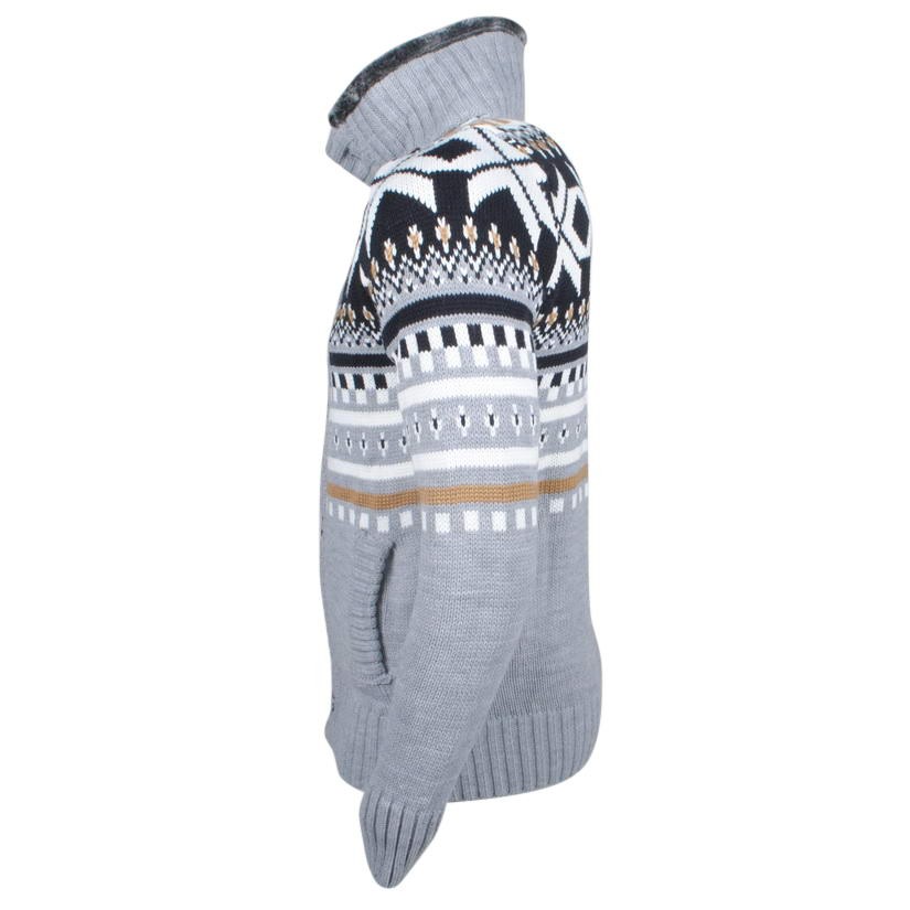 Jacheta-Cardigan Barbati Carisma Gri 7011 – IMBRACAMINTE