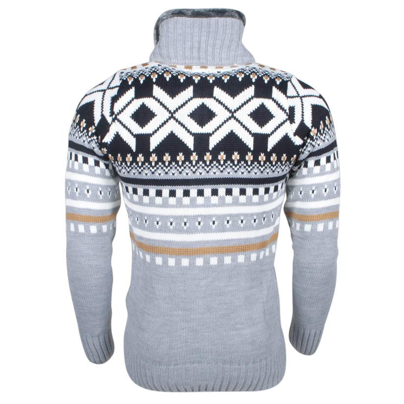 Jacheta-Cardigan Barbati Carisma Gri 7011 – IMBRACAMINTE