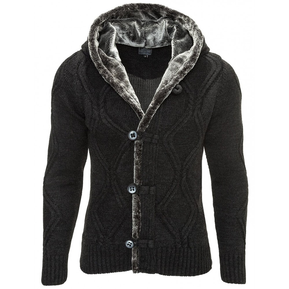 Jacheta-Cardigan Barbati Carisma Neagra 7049 Jacheta-Cardigan Barbati Carisma Neagra 7049 - readytowear.ro