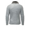 Jacheta-Cardigan Barbati Carisma Gri 7164 - readytowear.ro