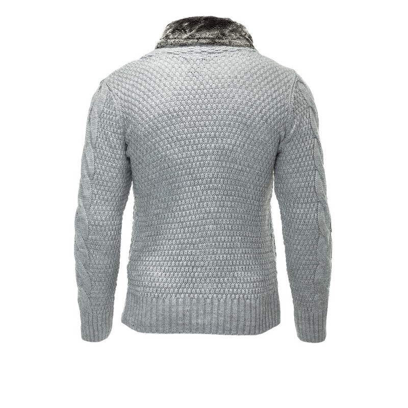 Jacheta-Cardigan Barbati Carisma Gri 7164 – IMBRACAMINTE