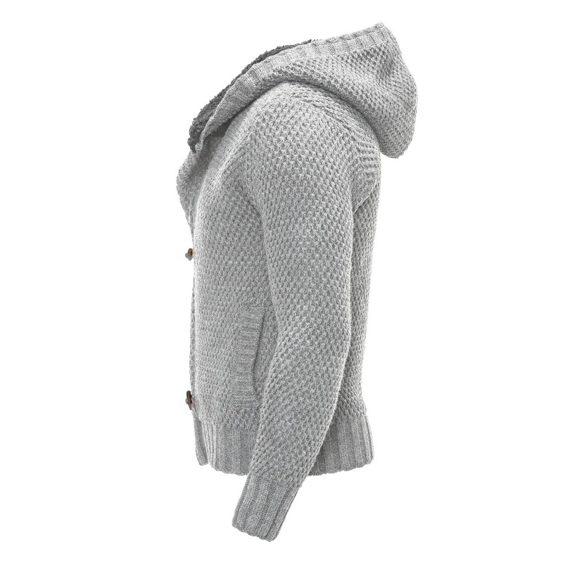 Jacheta-Cardigan Barbati Carisma Gri 7215 – IMBRACAMINTE