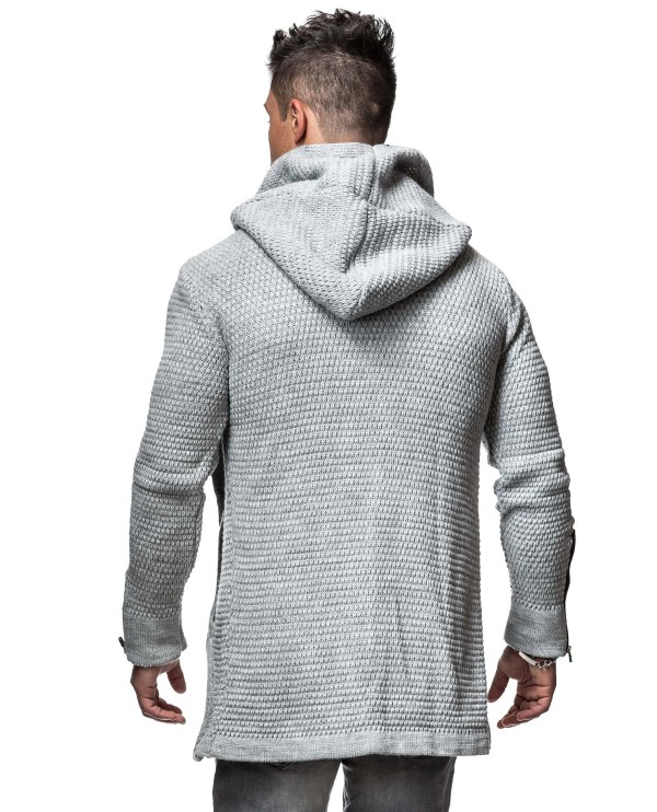 Jacheta-Cardigan Barbati Carisma Gri 7221 – Black Friday — fotografia 6