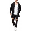 Jacheta-Cardigan Barbati Carisma Neagra 7221 - readytowear.ro