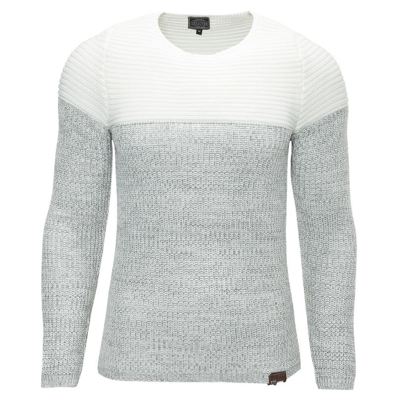 Pulover Barbati Carisma Alb 7288 – Black Friday