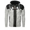 Jacheta-Cardigan Barbati Carisma Alba 7293 Jacheta-Cardigan Barbati Carisma Alba 7293 - readytowear