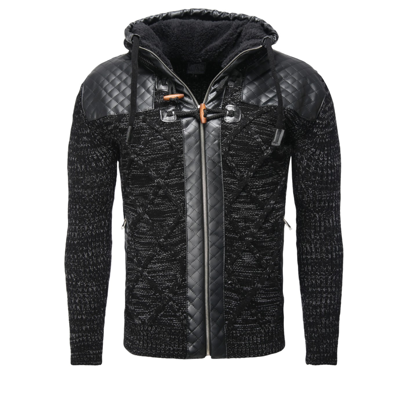 Jacheta-Cardigan Barbati Carisma Neagra 7293 – IMBRACAMINTE Jacheta-Cardigan Barbati Carisma Neagra 7293 – IMBRACAMINTE