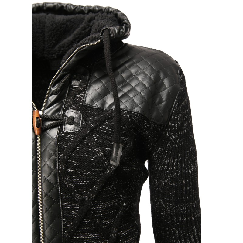 Jacheta-Cardigan Barbati Carisma Neagra 7293 – IMBRACAMINTE