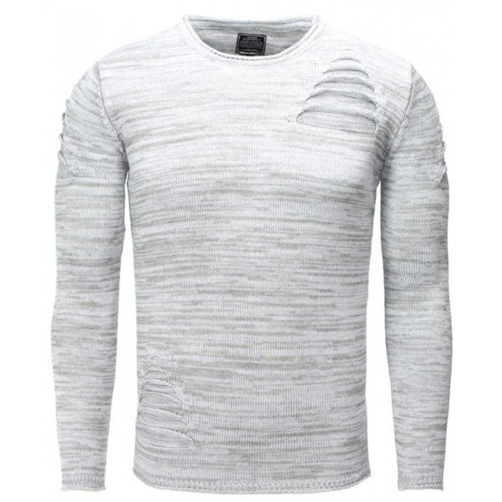 Pulover Barbati Carisma Alb 7319 Pulover Barbati Carisma Alb 7319 - readytowear