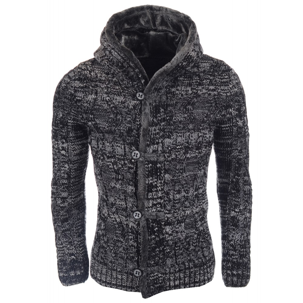 Jacheta-Cardigan Barbati Carisma Neagra 7344 Jacheta-Cardigan Barbati Carisma Neagra 7344 - readytowear.ro