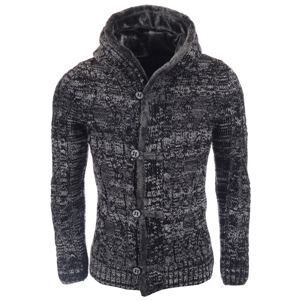 Jacheta-Cardigan Barbati Carisma Neagra 7344 - readytowear.ro