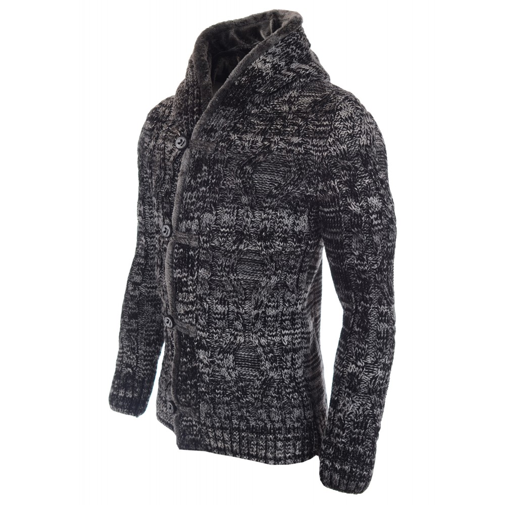 Jacheta-Cardigan Barbati Carisma Neagra 7344 Jacheta-Cardigan Barbati Carisma Neagra 7344 - readytowear.ro