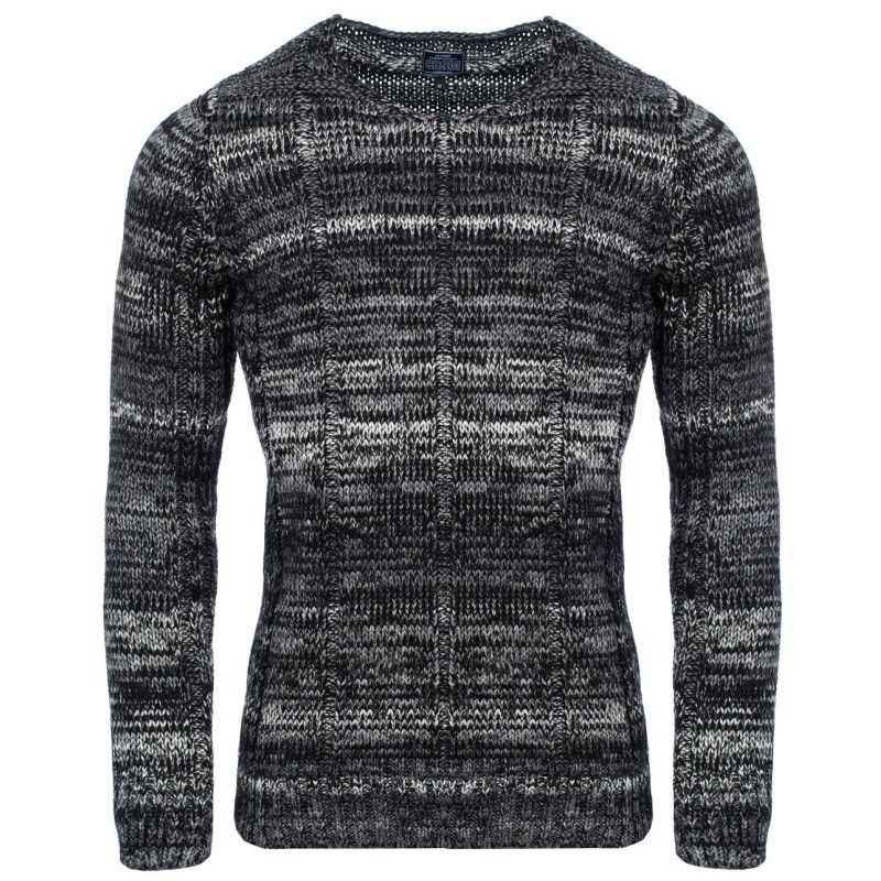 Pulover Tricotat Barbati Carisma Negru 7391 – Black Friday