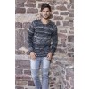 Pulover Tricotat Barbati Carisma Negru 7391 geci de piele - readytowear.ro