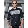 Camasa Barbati Carisma Neagra 8267 geci de piele - readytowear.ro
