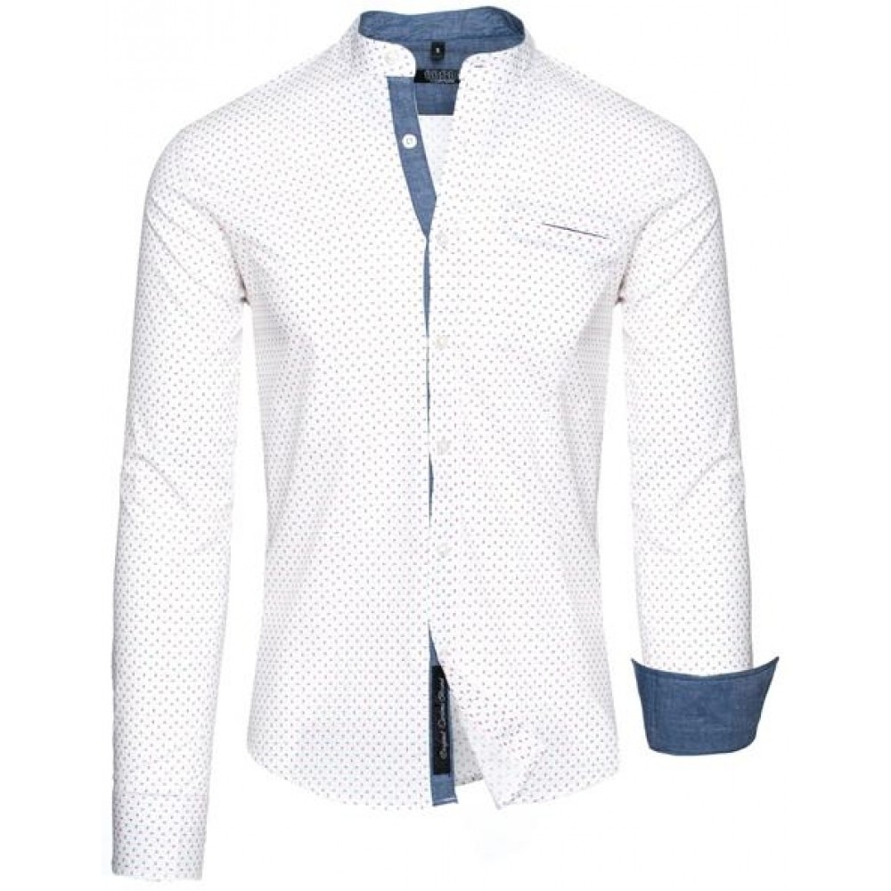 Camasa Barbati Carisma Alba 8358 geci de piele - readytowear.ro