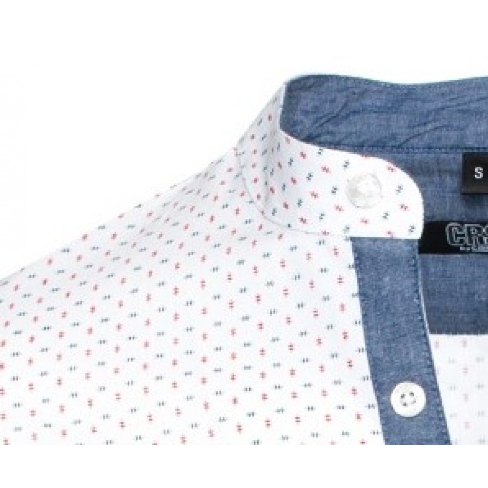 Camasa Barbati Carisma Alba 8358 geci de piele - readytowear.ro