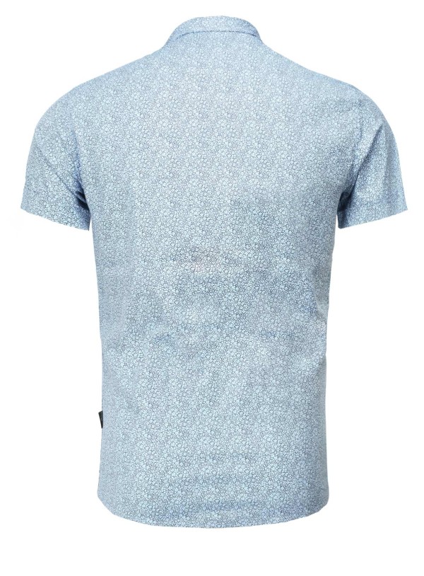 Camasa cu Maneca Scurta Barbati Carisma Bleu 9091 – Black Friday — fotografia 3