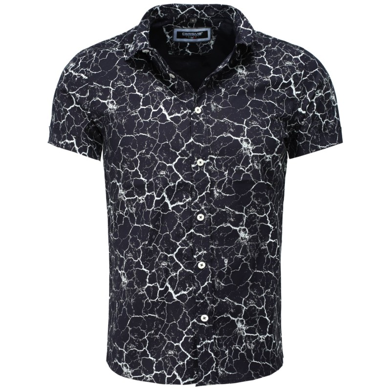 Camasa cu Maneca Scurta Barbati Carisma Bleumarin 9092 – Black Friday