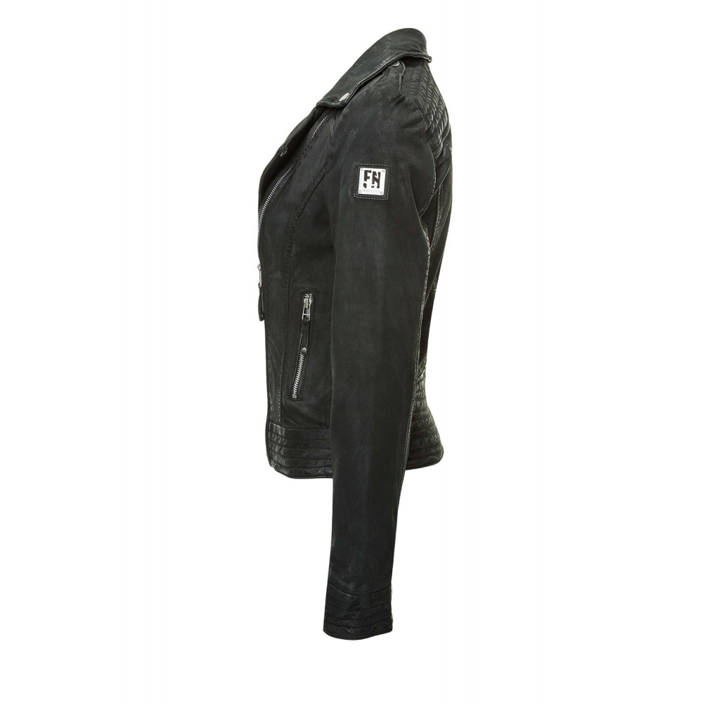 Geaca de Piele Dama Freak Nation Neagra FN22178 Geaca de Piele Dama Freak Nation Neagra FN22178 - readytowear.ro
