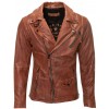 Geaca de Piele Naturala Barbati Freaky Nation Coniac Biker FN22349 - readytowear.ro