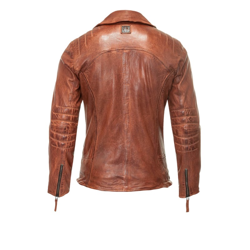 Geaca de Piele Naturala Barbati Freaky Nation Coniac Biker FN22349 – Black Friday Geaca de Piele Naturala Barbati Freaky Nation Coniac Biker FN22349 – Black Friday