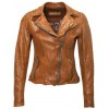 Geaca de Piele Naturala Dama Freaky Nation Coniac Biker FN22350 Geaca de Piele Naturala Dama Freaky Nation Coniac Biker FN22350 - readytowear.ro